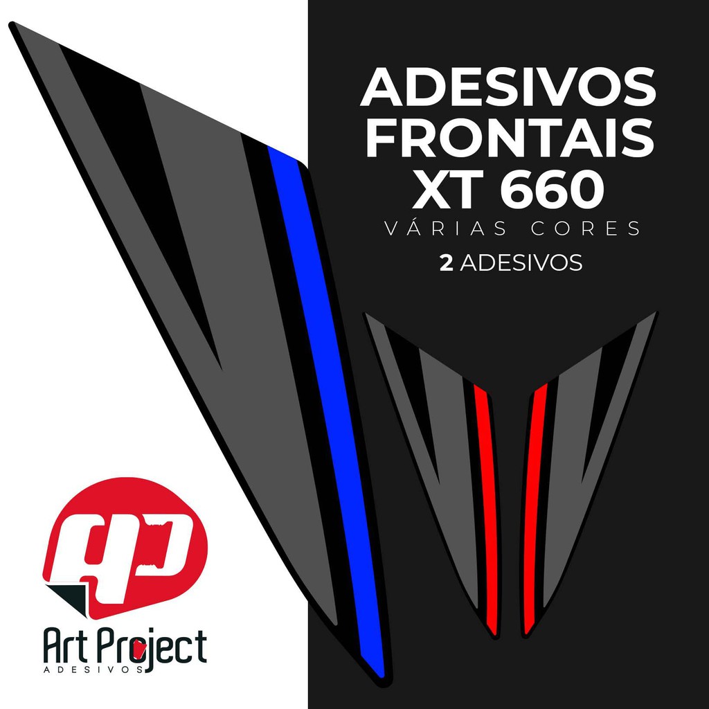 Adesivo FRONTAL/FAROL - Yamaha XT 660R — imagem 2 de 2