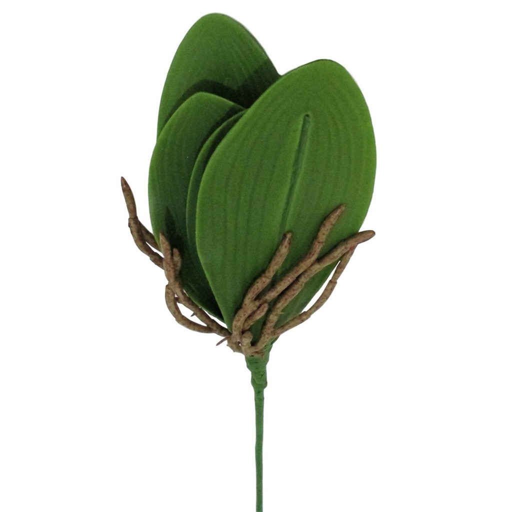 Folha de Orquídea artificial complemento para arranjos e decoração para  compor vasos | Shopee Brasil