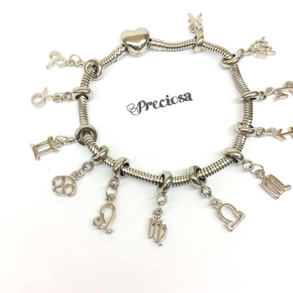 Imagem Berloque signo/ signos/ capricórnio touro libra leão sagitário aquário virgem gemeos pingente charm