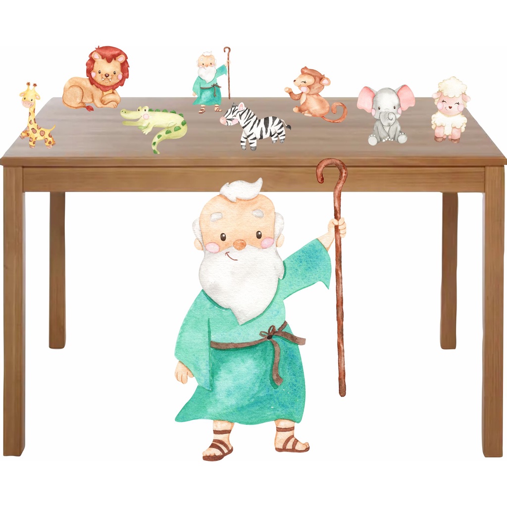 Kit Totens Display ARCA DE NOÉ - Display para mesa e chão em Oferta na Shopee