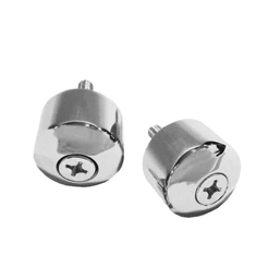 Par De Pesos De Guidão Cromado Honda Cg Titan Fan 125 150