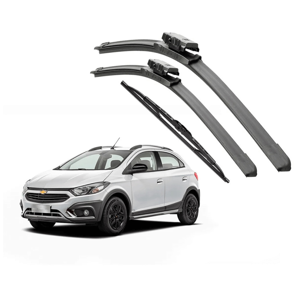 Palheta Dianteira E Traseira Onix 2012 2013 2014 2015 Bosch