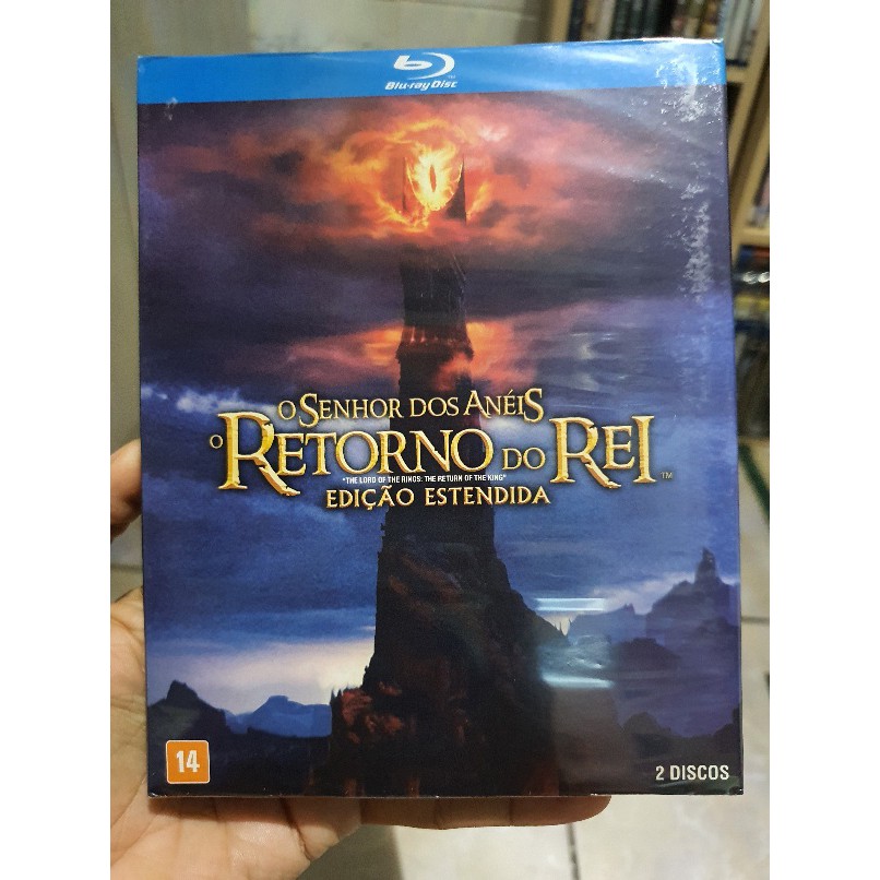 Blu-ray O Senhor Dos Anéis O Retorno Do Rei Edição Estendida + Luva Lacrado