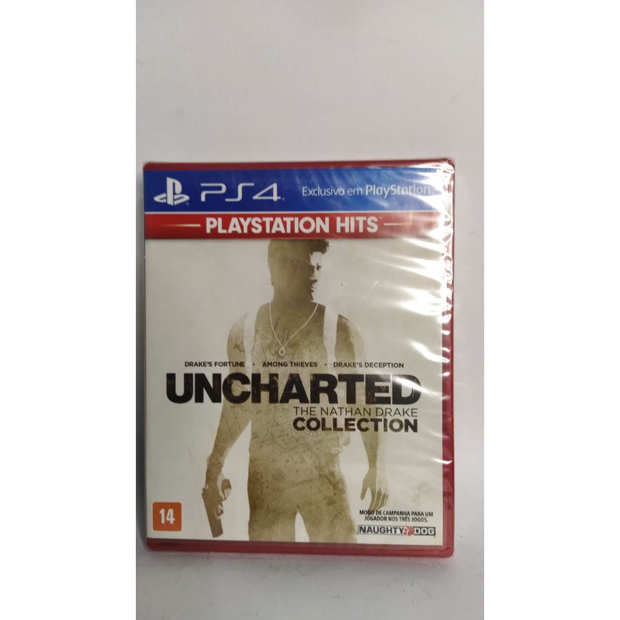 Uncharted Collection Ps4 Mídia Física Lacrado