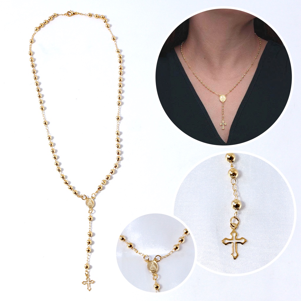 Colar Gargantilha Feminino Terço Pedras Dourada - Pratas Folheadas em Oferta na Shopee