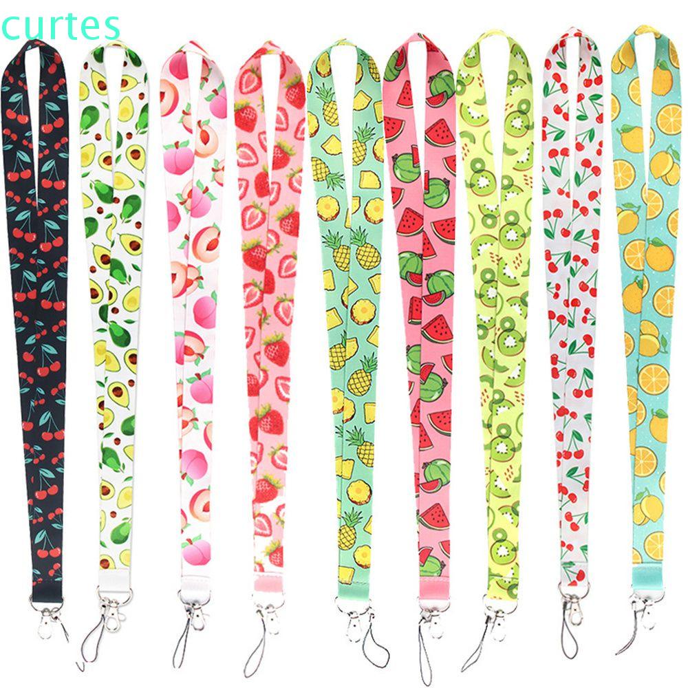 CURTES Alegre Abacate Cinta Alça Do Telefone Móvel Chaveiro Titular Passaporte Acessórios Cordão