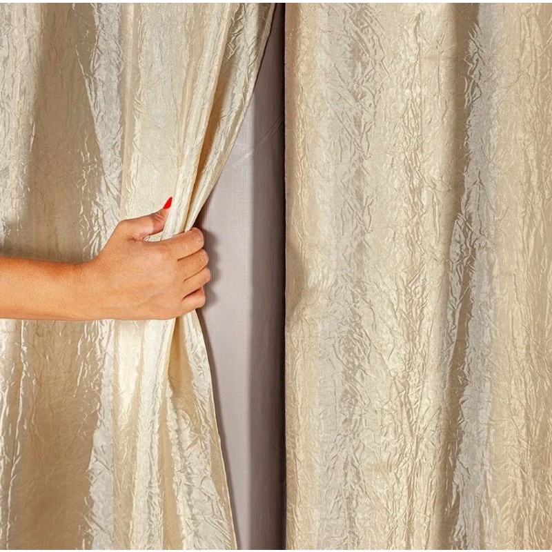 Cortina Seda Amassada: Onde Comprar | BuscaProdutos