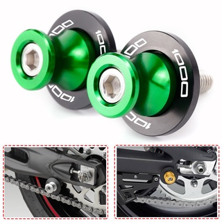 Par Z 650 900 800 400 Milímetros Moto Motocicleta Braço Oscilante Carretéis Deslizante Suporte Parafusos Para KAWASAKI Z650 Z900 Z800 Z400 Balanço