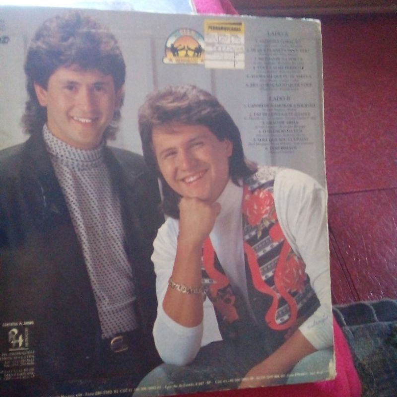 DISCO VINIL Gian e Giovanni sai dessa coração