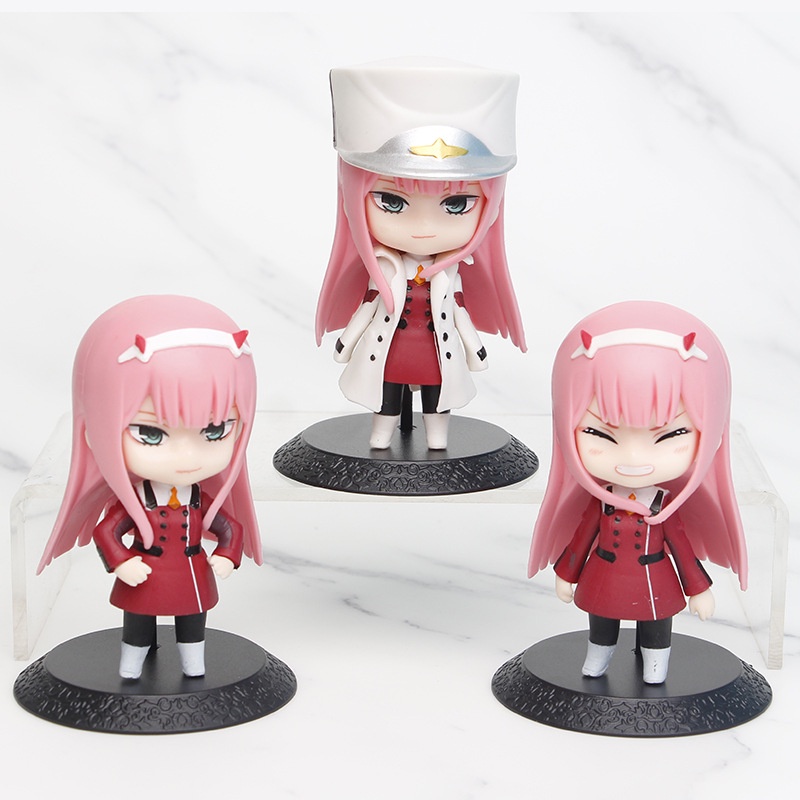 3 P s Set Q Vers o Jap o Anime DARLING In The FRANXX Zero Dois A o PVC 