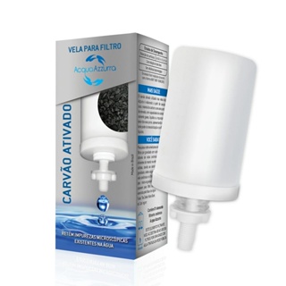 Vela Com Carvão Ativado Para Filtro De Barro Acqua Azzurra em Oferta na Shopee