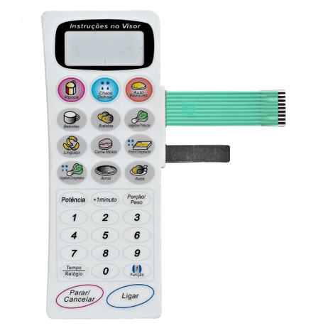 Membrana Teclado Para Microondas Panasonic Nn 6658 Nn 5658 Nn6958