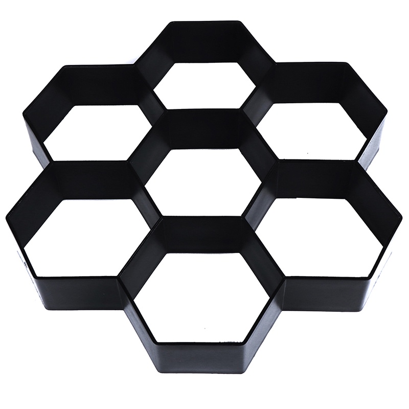 Forma Molde para Piso Calçada Jardim e Áreas Externas - Caminho de Pedras - Easy Piso Modelo Colméia
