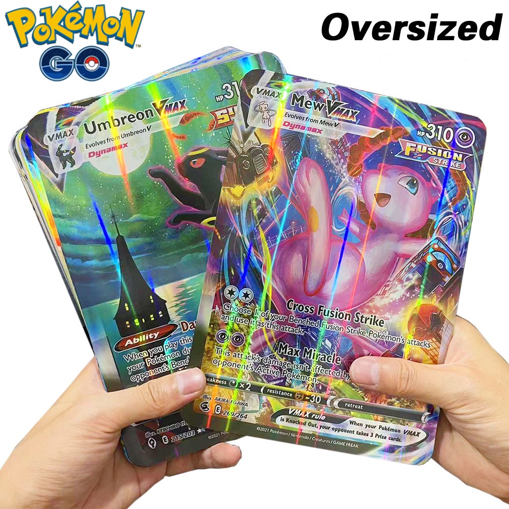 10-55 Pçs/Conjunto Cartão De Energia De Metal Ouro Vmax GX Charizard  Pikachu Pokemon Coleção Rara Batalha De Treinamento De Brinquedos Para  Crianças Presente - Escorrega o Preço