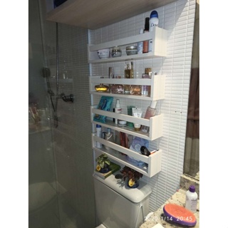 Organizador para Banheiro Cosméticos MDF Branco  - 4 Peças em Oferta na Shopee