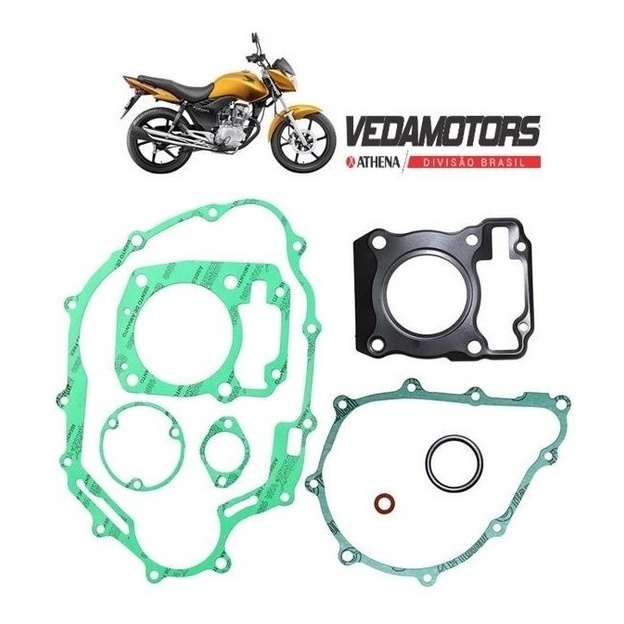 Jogo De Juntas Cg 150 Titan Fan Ks Es Bros 150 2004 2005 2006 2007 2008 2009 2010 2011 2012 2013 2014 2015 Vedamotors em Oferta na Shopee