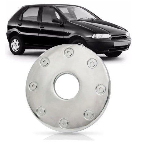 Aplique Cromado Tampa Palio Siena G1 1996 97 98 99 00 2001 Tanque Combustível