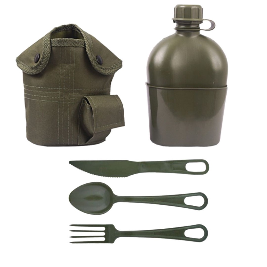 Kit River Cantil + Porta  Cantil + Caneco +Talher Bélica