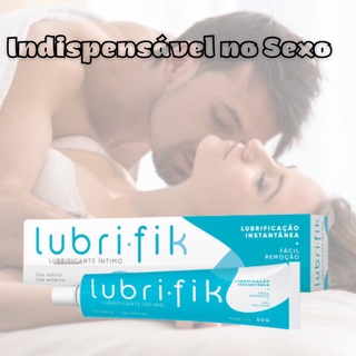 Lubrificante Intimo Base Agua Lubri-Fik Cimed 50g Sex Shop