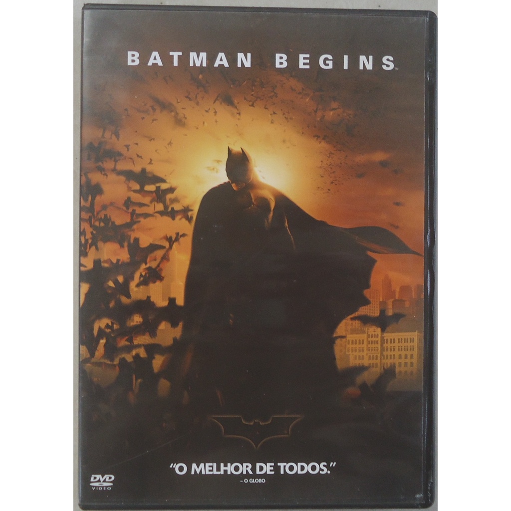 Dvd Batman Begins 2012, Christian Bale, Original Seminovo