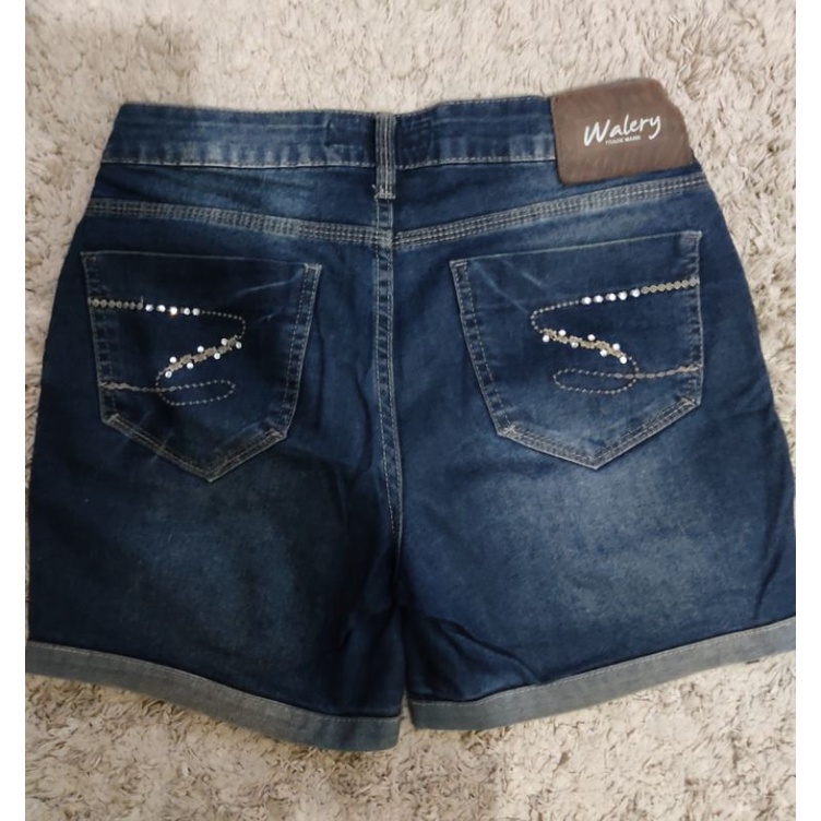 Rarity history Thoroughly Bermuda short jeans feminina Walery | Shopee Brasil