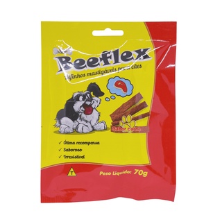 Bifinho Pet Petisco Sabor Carne Para Cachorro Beeflex 70g