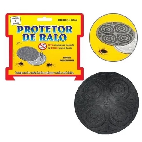 OFERTA Protetor Tampa Ralo Mal Cheiro Barata Escorpião Multiuso Universal 16,5cm Maxximo