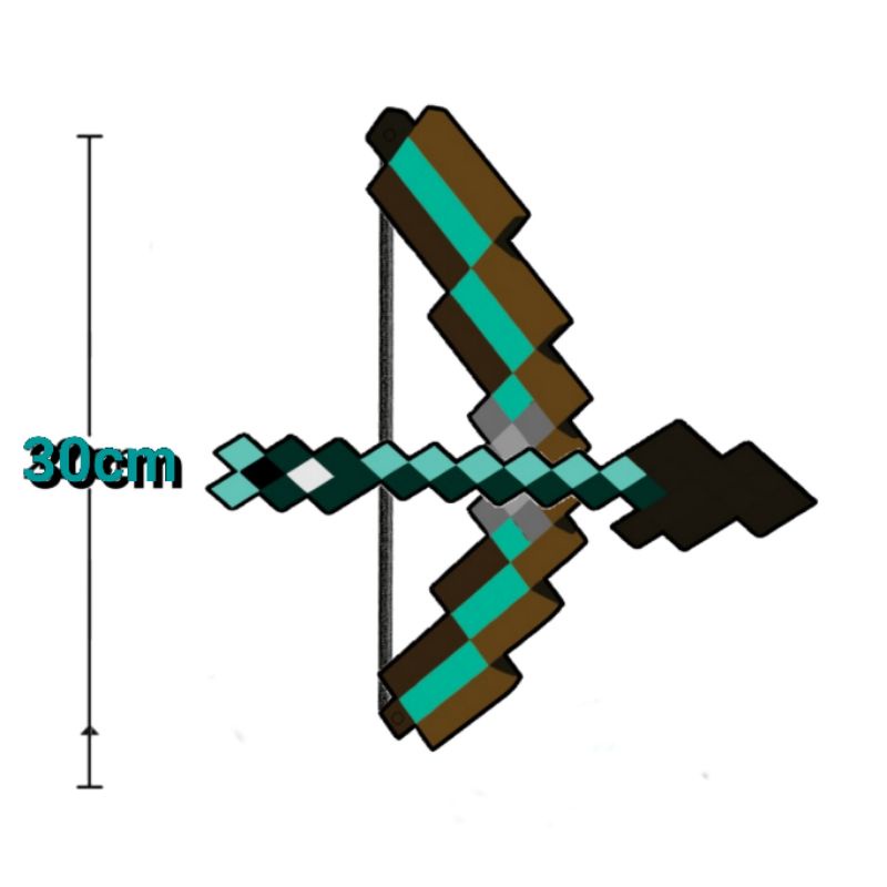 arco e flecha brinquedo gamer pixel resistente seguro