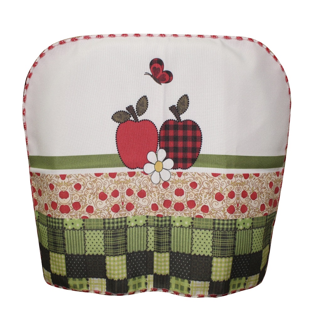 Capa para Batedeira Maçã Tecido Estampado Resistente e Delicada 100% Oxford