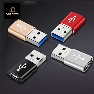 USB C 3.1 Tipo C Fêmea para USB 3.0 Tipo A Conector do adaptador de conversor de porta macho para carregamento