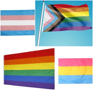 [COD] 1pc 90 * 150cm Bandeira Do Orgulho Transgênero LGBT