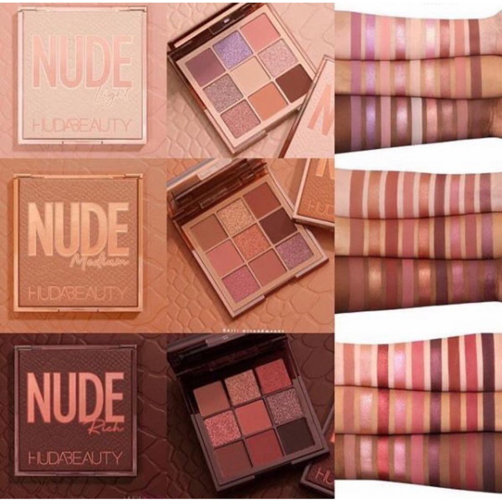 Paleta De Sombras Nude Huda Beauty Shopee Brasil