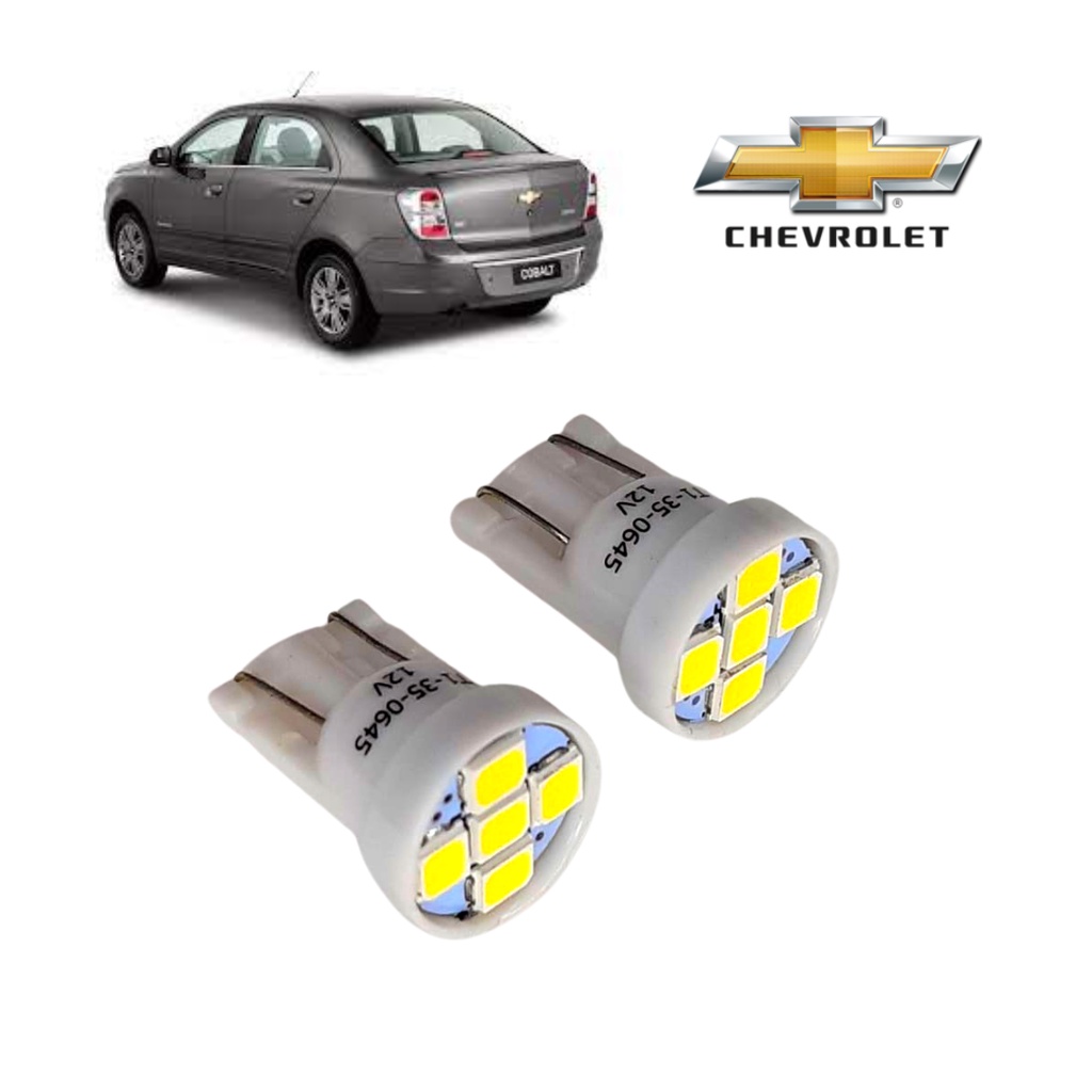 Par Lampada Led Placa GM Cobalt 2012 2013 2014 2015 2016 2017 em Oferta na Shopee