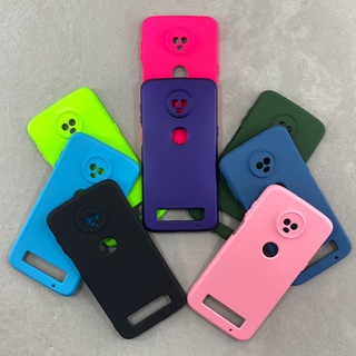 Capa Moto Z3 PLAY Silicone Aveludada Protege Câmera Colorida Capinha Anti Impacto