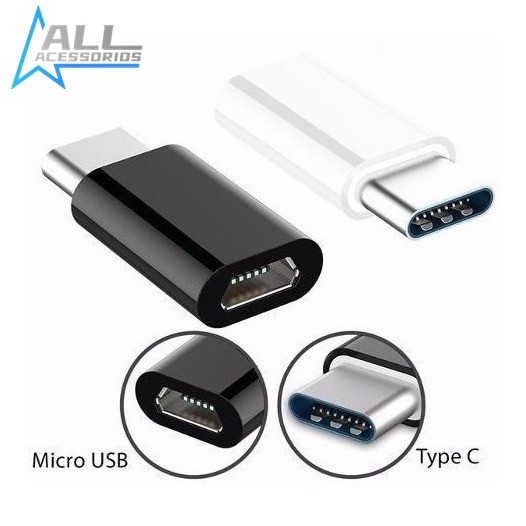 Adaptador Micro Usb Femea X Tipo C Macho Moto Z