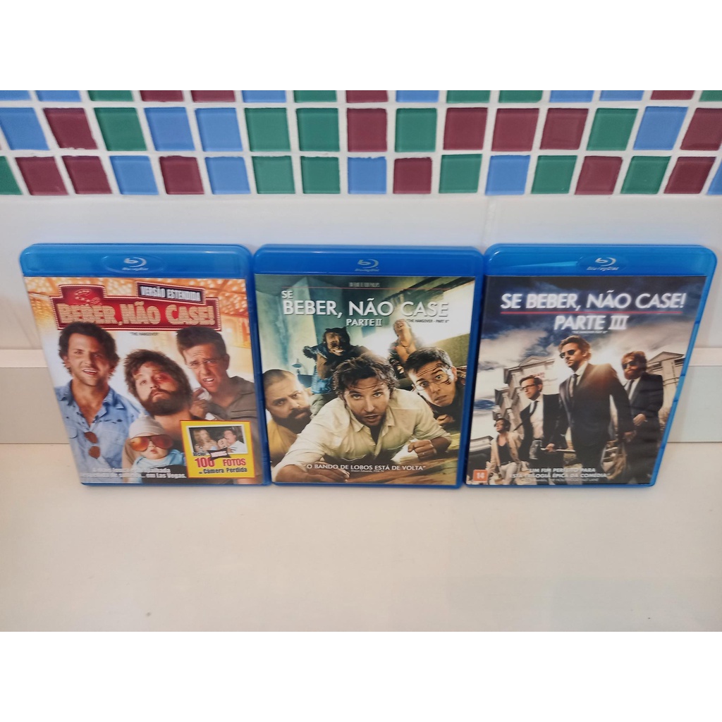 Bluray - Coleção Se Beber não Case - 1, 2 E 3