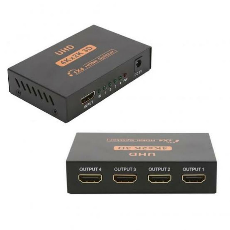 Splitter Distribuidor Divisor Hdmi 1x4 4k UHD em Oferta na Shopee