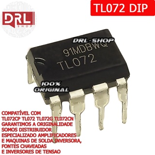 Kit 4 Ci Tl072cp tl072 Tl072g dip Tl072cn TL 072 Original em Oferta na Shopee