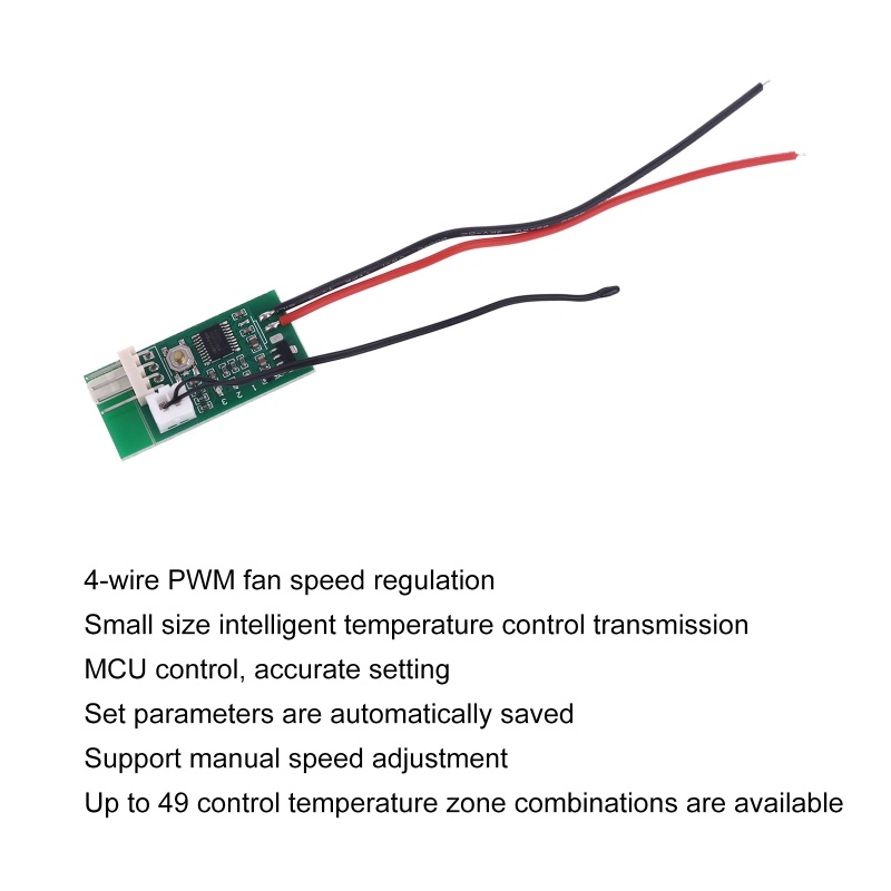 Li * Controlador Velocidade Do Ventilador PC 4 Fios PWM Módulo Controle Temperatura Regulador