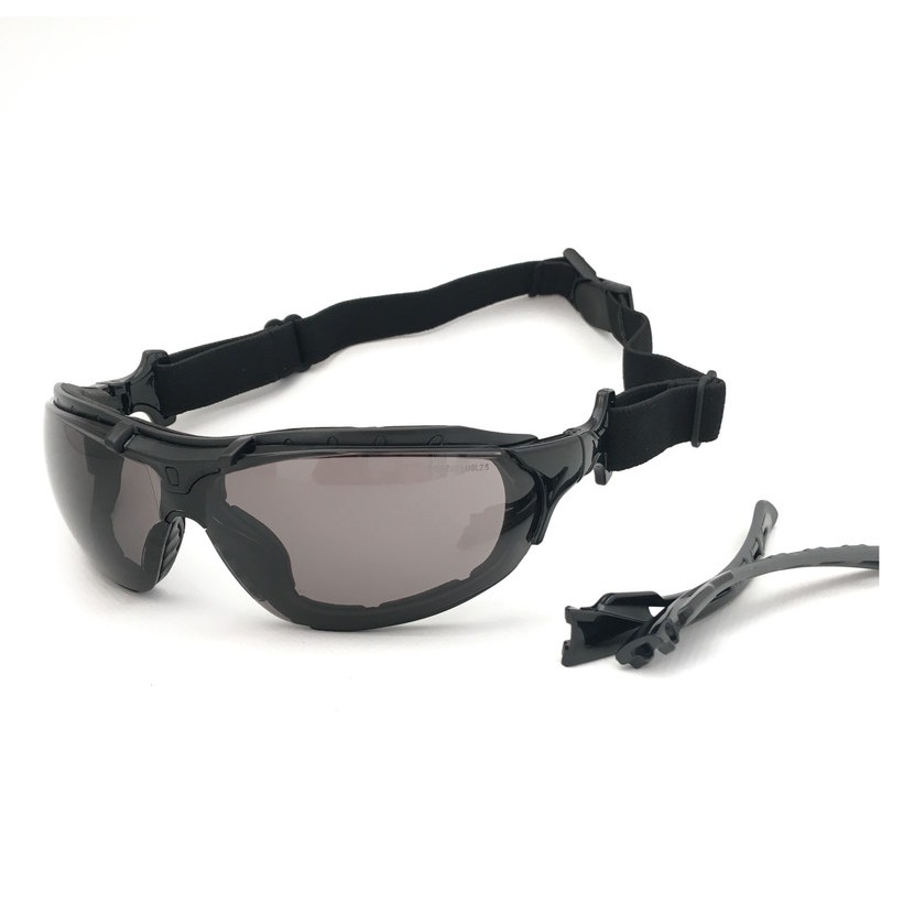 Óculos SOL Proteção ESPORTIVO STEELFLEX ROMA FUME Esportivo AIRSOFT Teste Balístico Paintball Resistente A Impacto Cicli