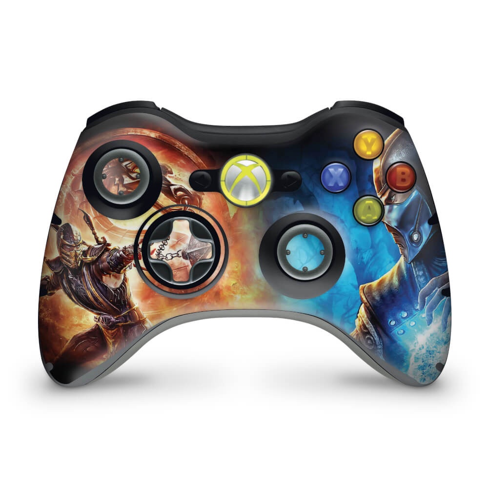 Skin Xbox 360 Controle Adesivo - Mortal Kombat