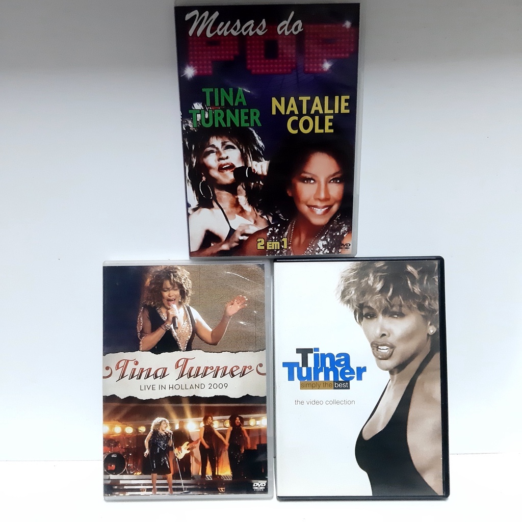 DVD Coleção Tina Turner - 3 dvd's
