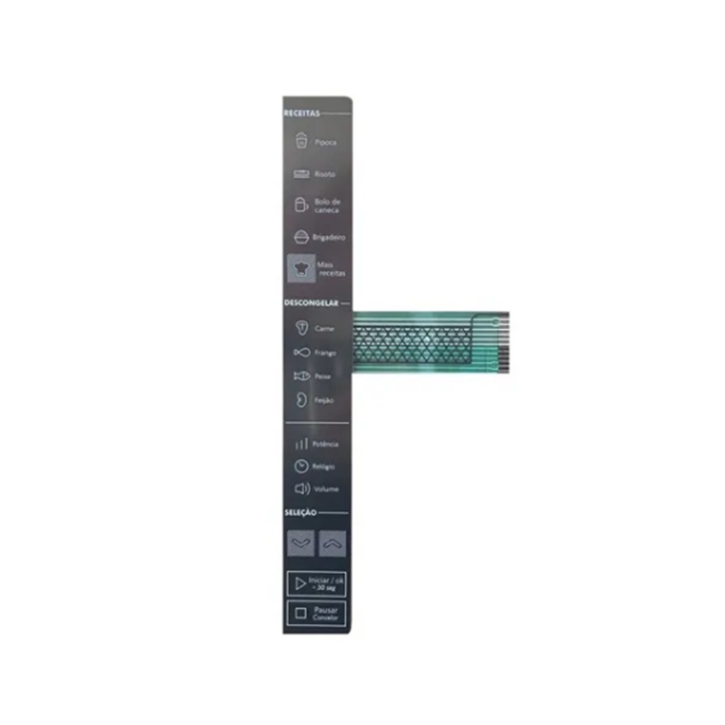 Membrana Teclado de Microondas Brastemp Bms45cr - Bms 45cr - Bms45 cr