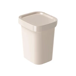 Lixeira de Plástico 4,6 L Classic Fosca Nude