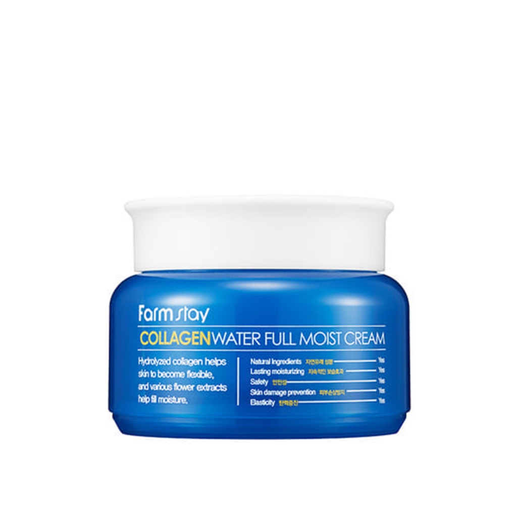 Detalhes do farmstay collagen water full moist cream 100ml