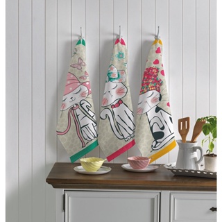 Kit 12 Pano de Prato Copa Atoalhados Teka 100% Algodão em Oferta na Shopee