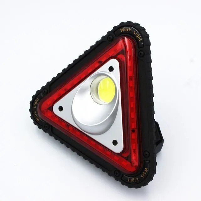 Lanterna De Emergência Farol Recarregável E Carregador Portátil