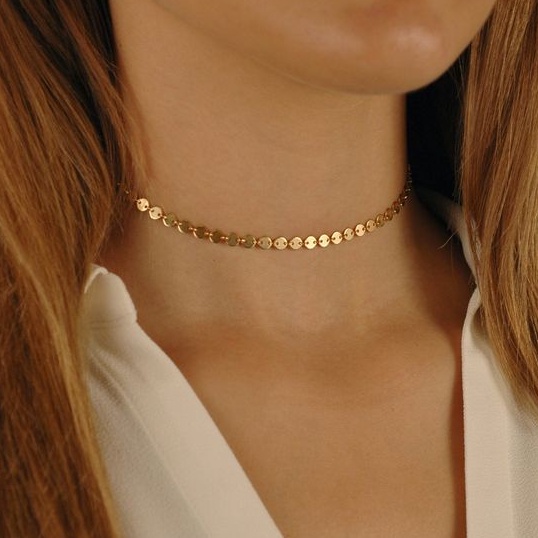 Choker Folheada a ouro 18k  / Atacado / Choker BANHADO Á OURO 18K / SEMI JÓIA / Colar Antialérgico