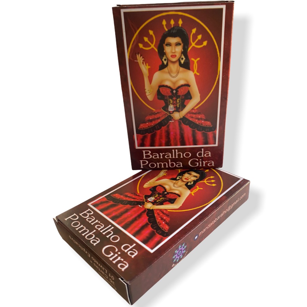 Jogo De Cartas E Baralho Da Pomba Gira 36 Cartas E Manual