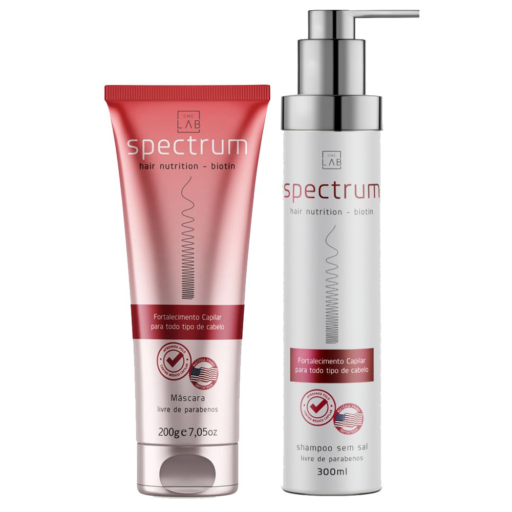 Kit Shampoo Spectrum Hair Nutrition + Condicionador Spectrum Hydro